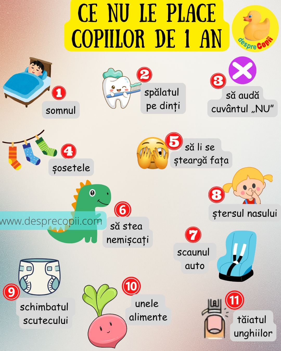 copilul 1 an
